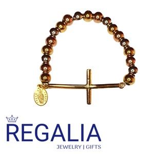 ✨St Jude Handmade Stainless Steel Stretch Bracelet✨Brazalete de San Judas Tadeo